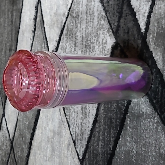 GOOD VIBES ONLY IRIDESCENT GEM TOP WATER BOTTLE TUMBLER - Picture 5 of 10